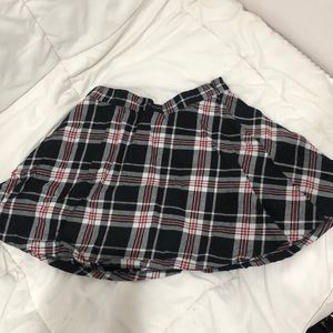 Schoolgirl mini skirt